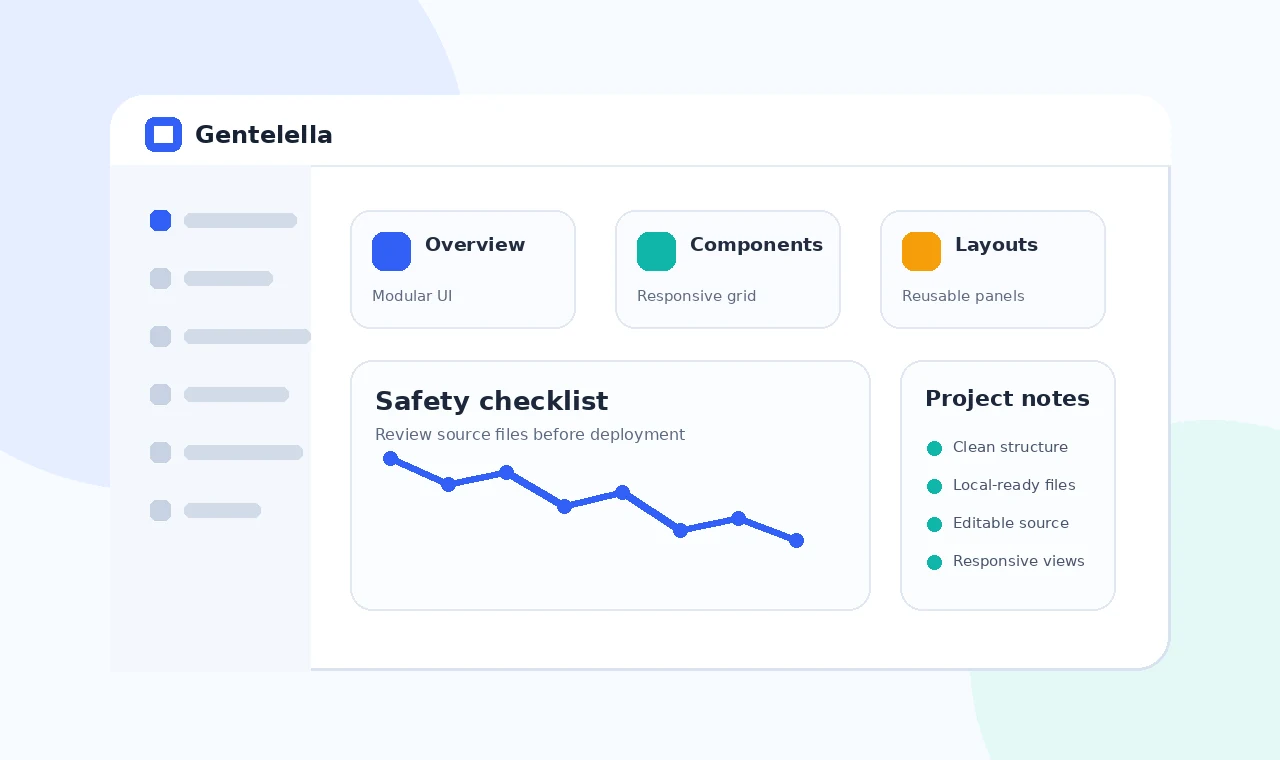 Gentelella Dashboard Safety Checklist illustration